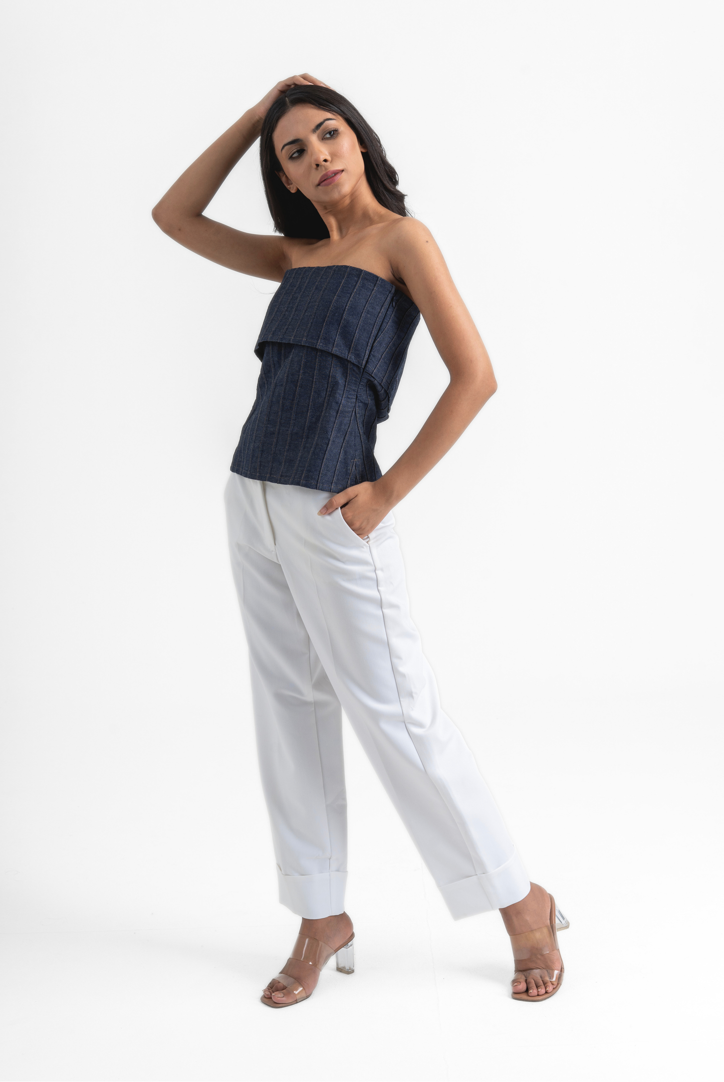 Denim Off-shoulder