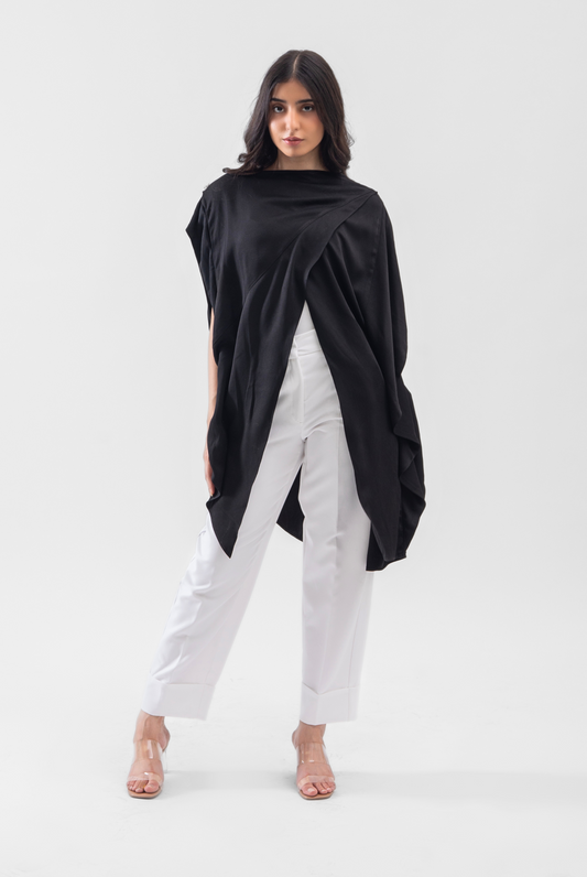 Cross Layered Top in Tencel