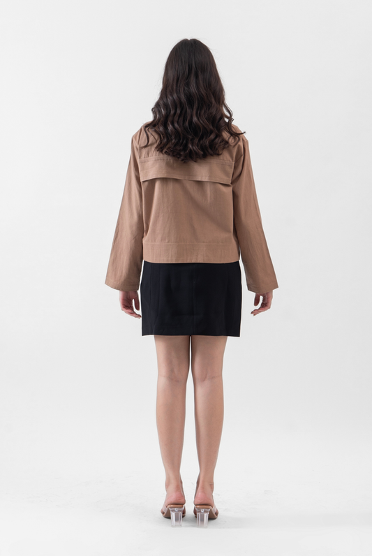 Centre Panel Tie-up Shacket