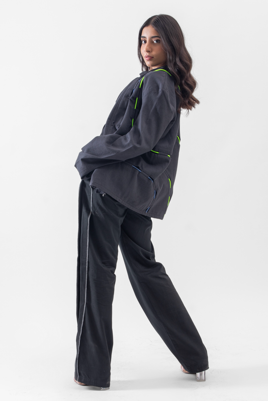 Interlaced Corded Jacket