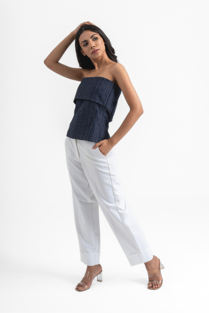 Denim Off-shoulder