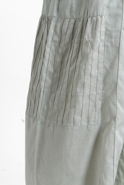 Pin tuck Gathered Dress