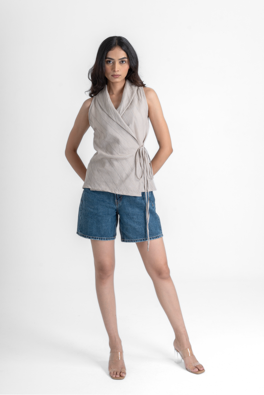 Halter Wrap Tie-up