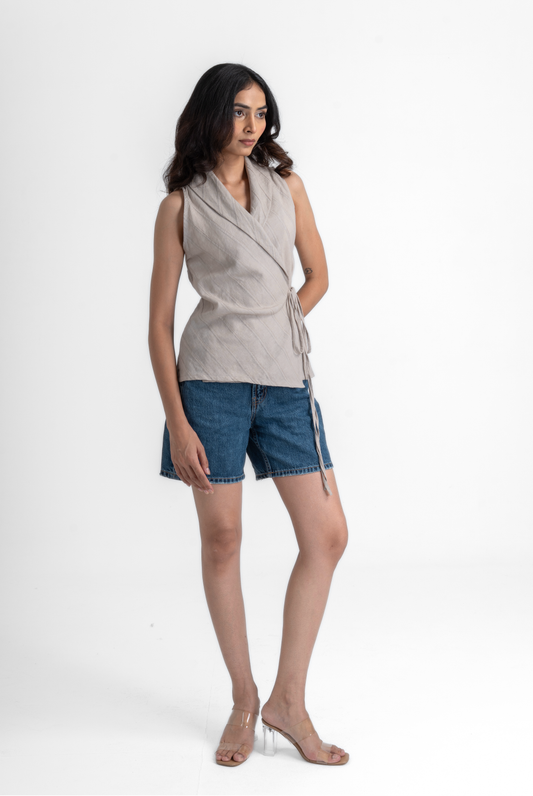 Halter Wrap Tie-up