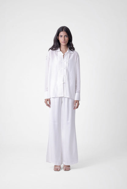 Pleated Placket Shirt