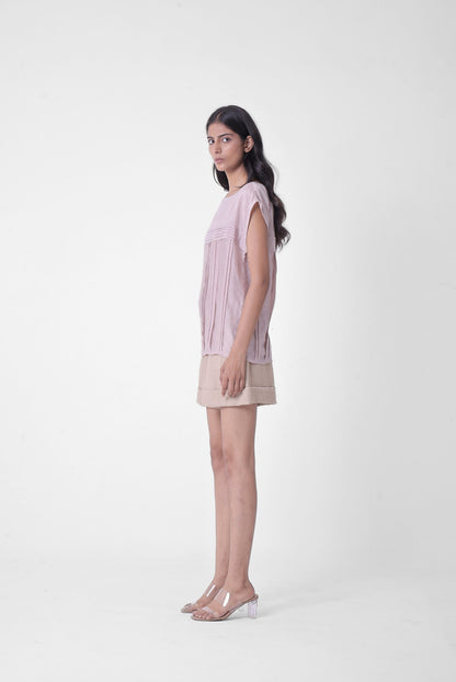 Multi Directional Pin Tuck Top