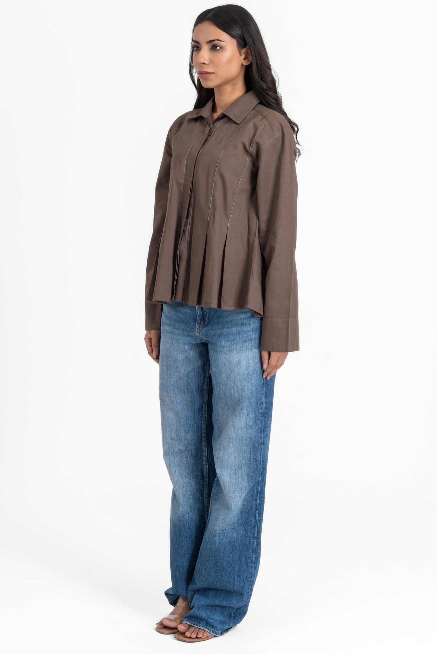 Open Pleat Shirt