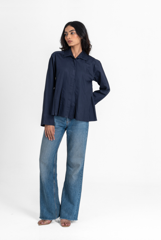 Open Pleat Shirt