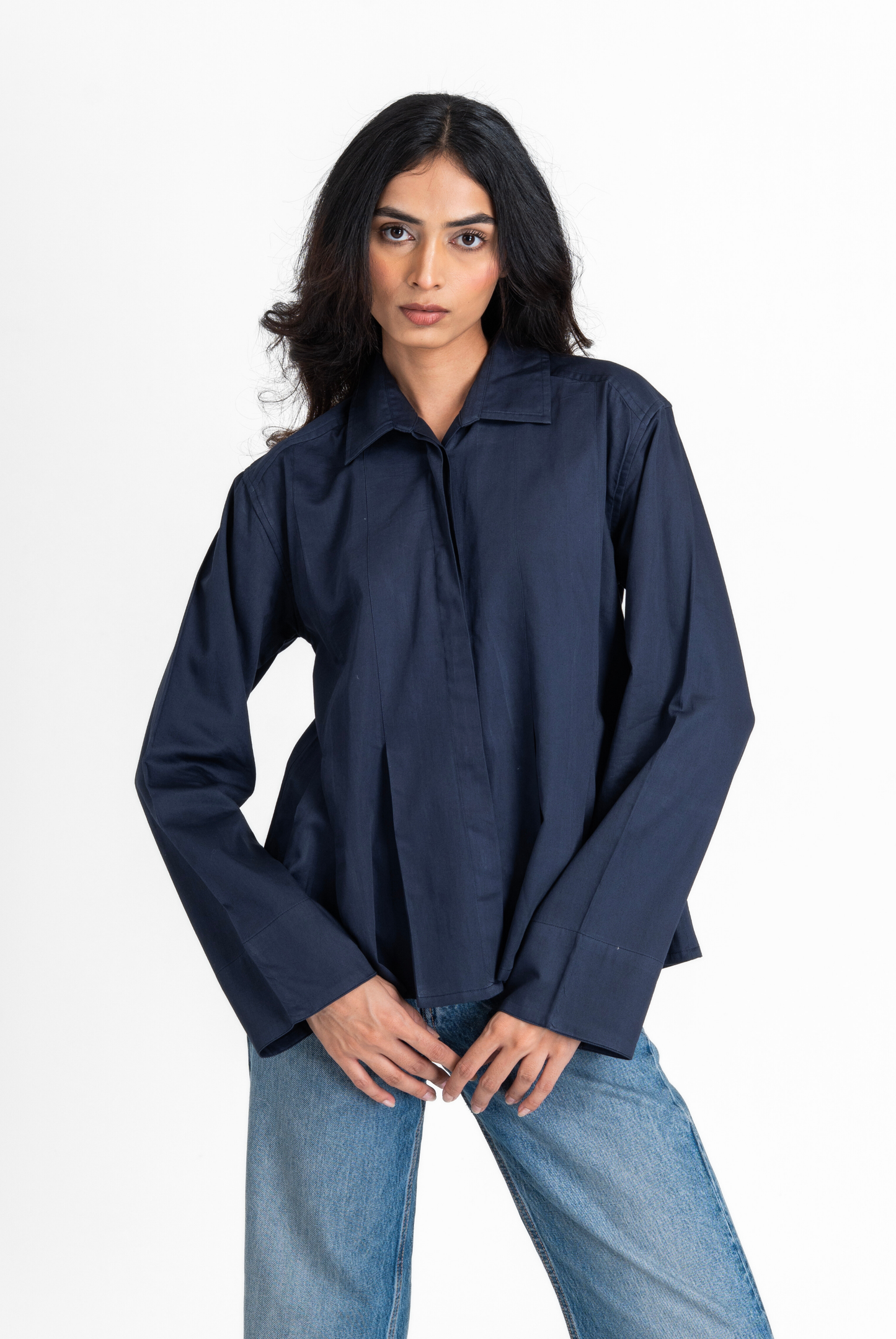 Open Pleat Shirt