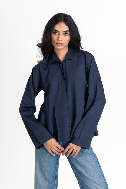 Open Pleat Shirt
