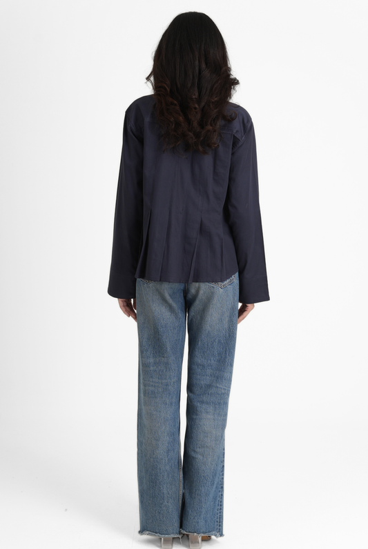 Open Pleat Shirt