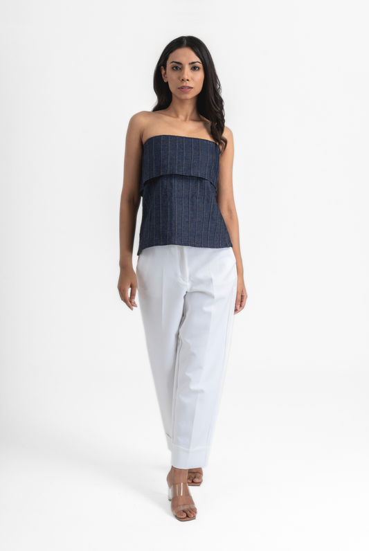 Denim Off-shoulder