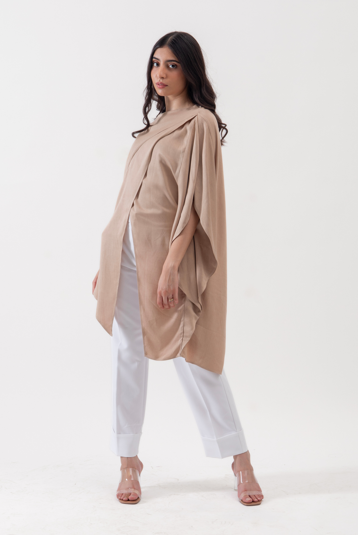 Cross Layered Top in Tencel