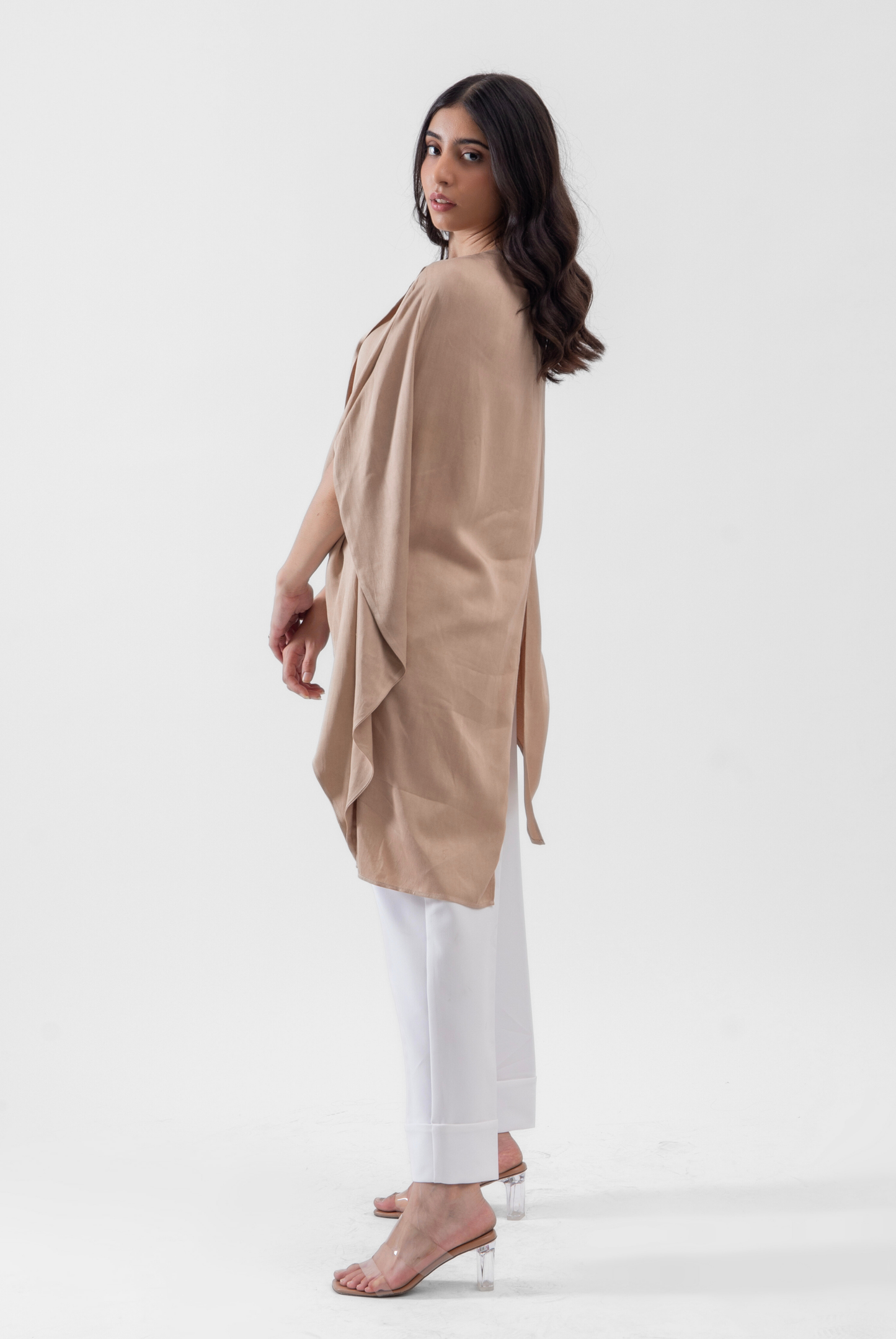 Cross Layered Top in Tencel