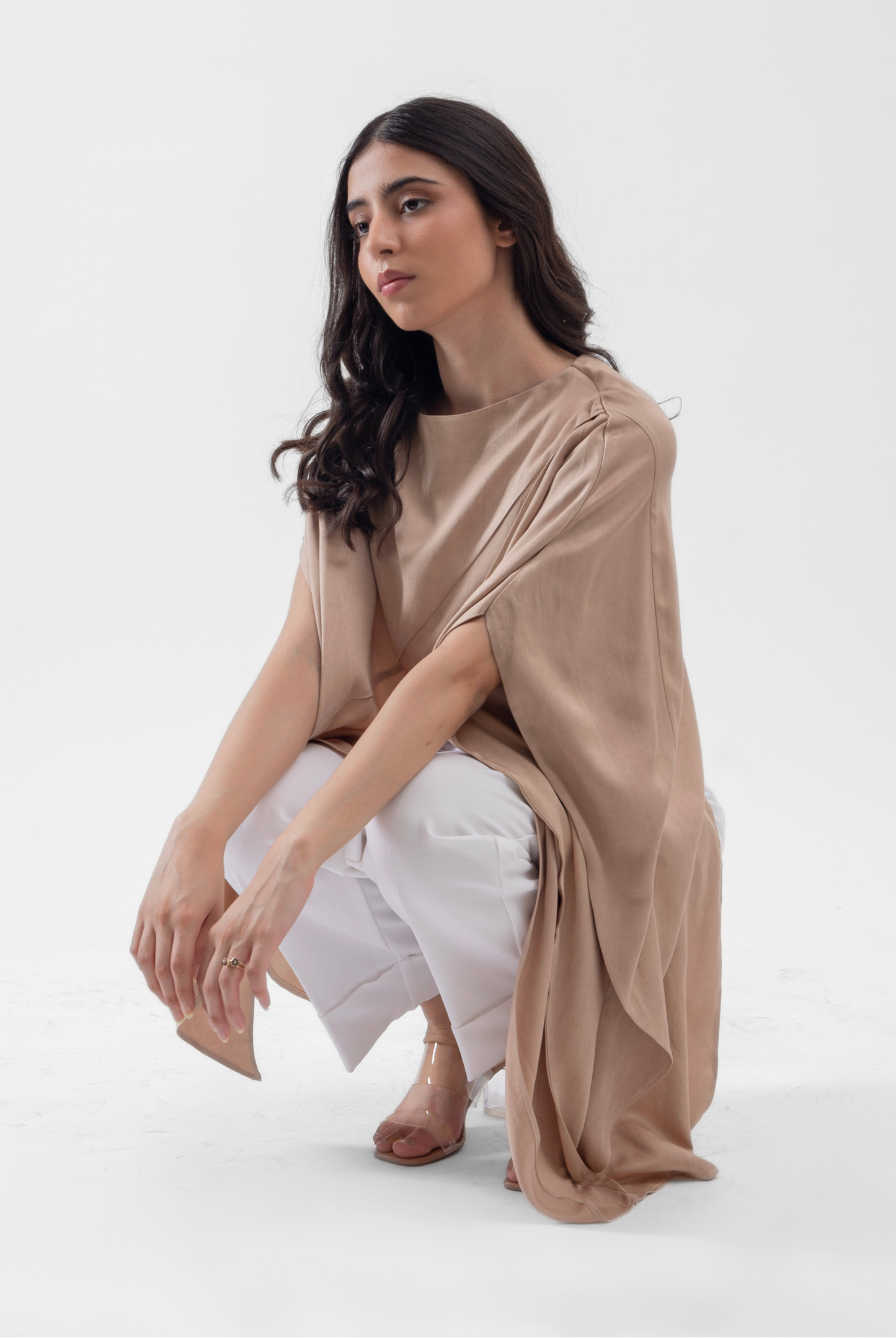 Cross Layered Top in Tencel