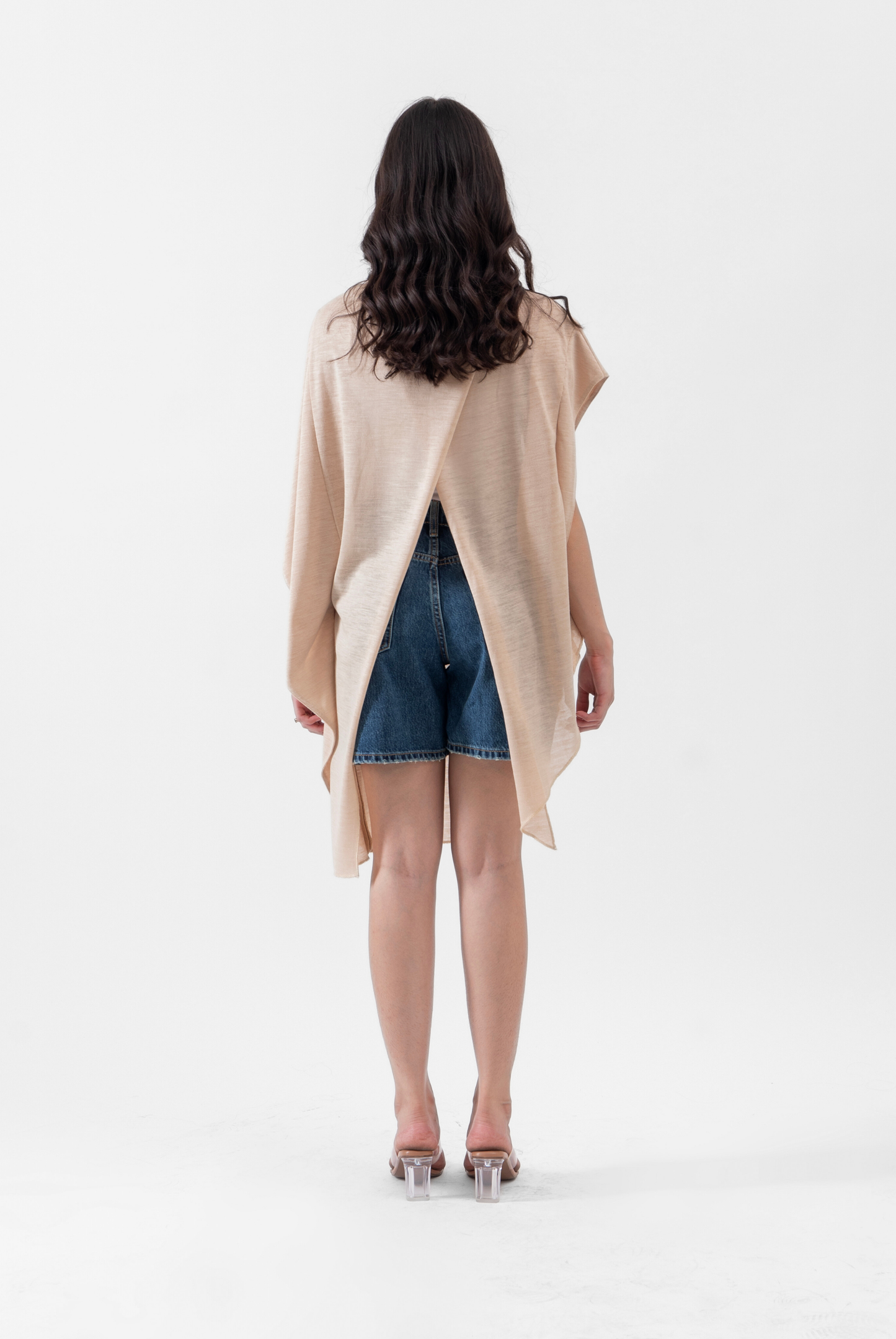 Cross Layered Top in Linen
