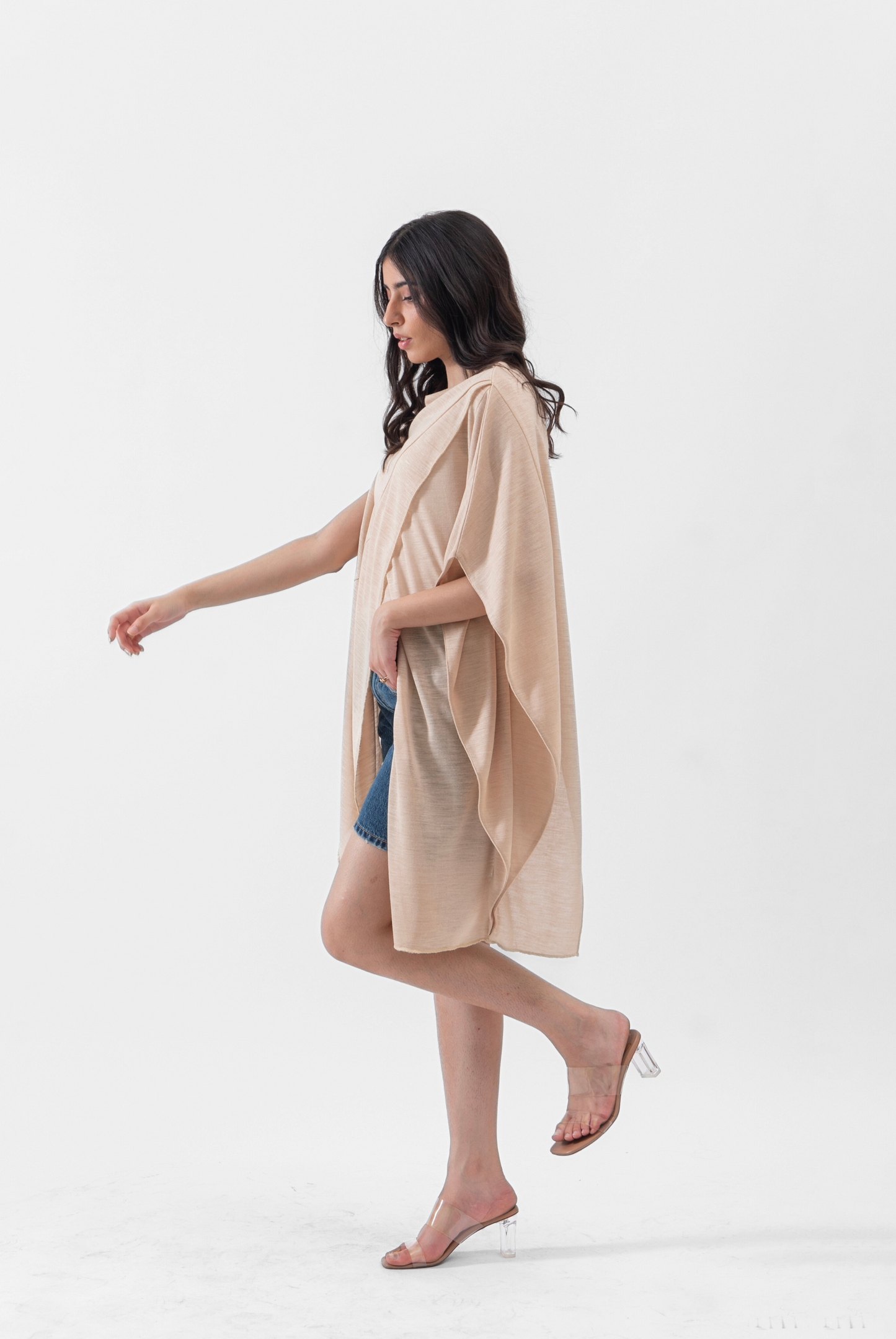 Cross Layered Top in Linen