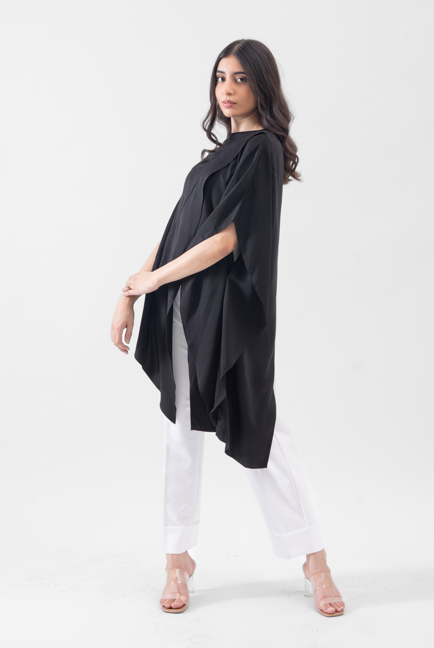 Cross Layered Top in Tencel