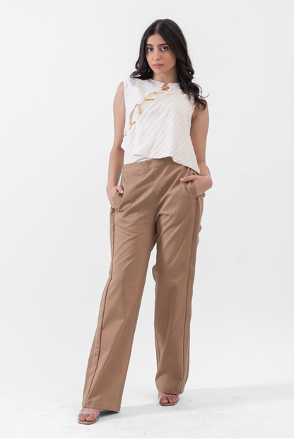 Corded Vest in Tencel