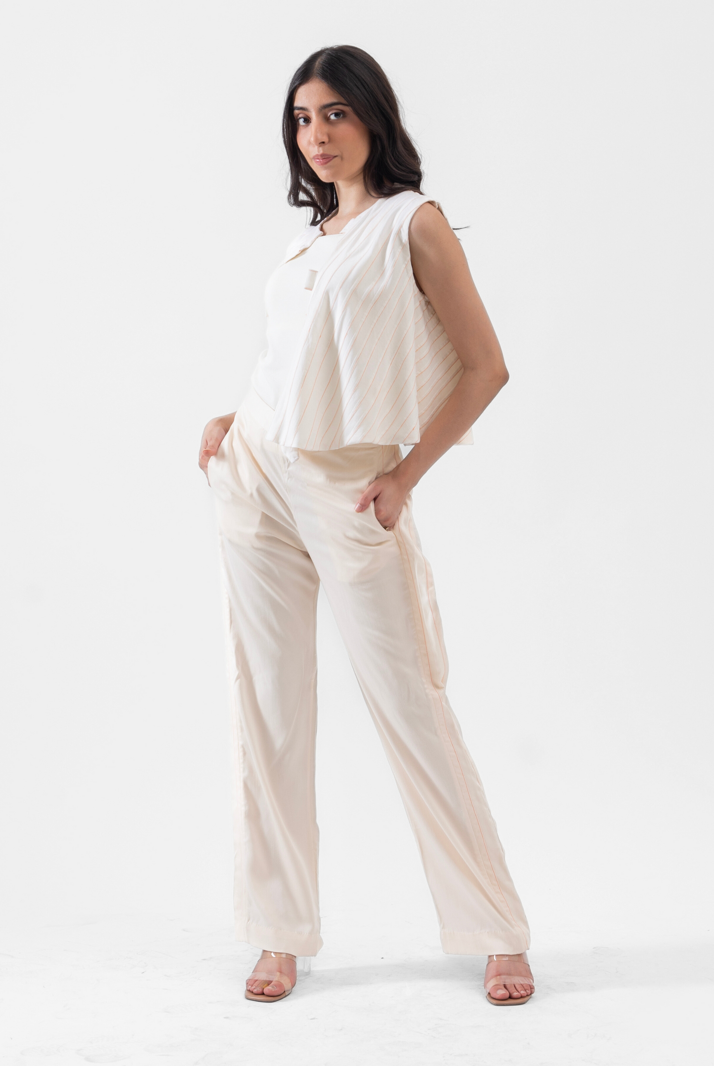 Corded Vest in Tencel