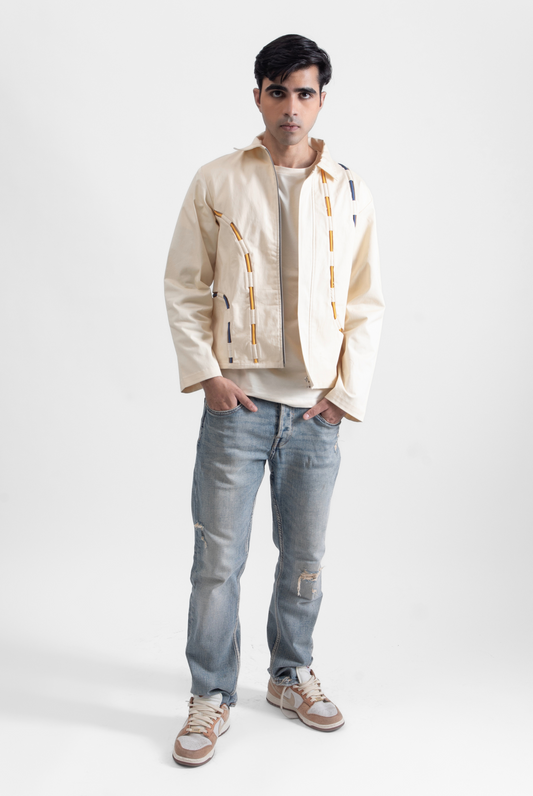 Interlaced Corded Jacket